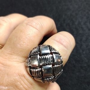 😄 3 for $13 Silver stretch ring